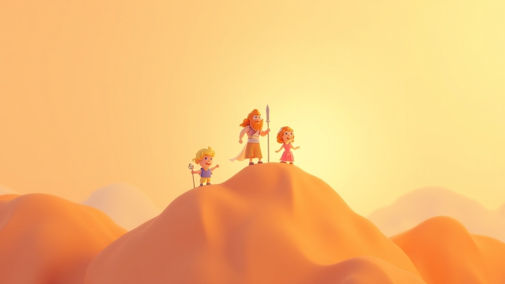 Pixar-style image of fun Greek gods like Zeus and Hercules for a kids mythology podcast article.